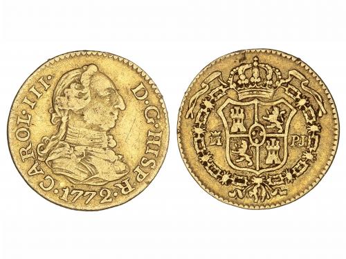 CARLOS III. 1/2 Escudo. 1772. MADRID. P.J. 1,75 grs. AC-1256