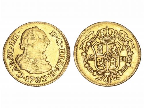 CARLOS III. 1/2 Escudo. 1783. MADRID. J.D. 1,78 grs. (Rayita
