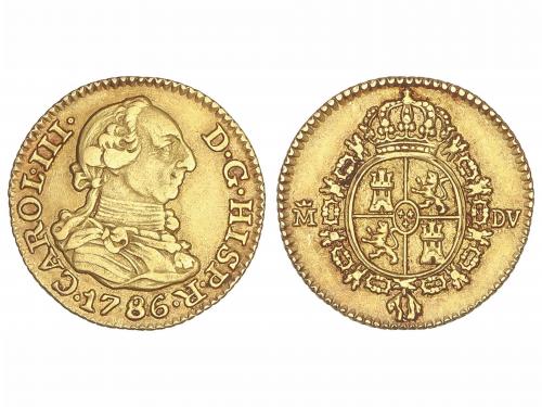 CARLOS III. 1/2 Escudo. 1786. MADRID. D.V. 1,74 grs. AC-1280