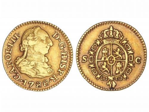 CARLOS III. 1/2 Escudo. 1788. SEVILLA. C. 1,73 grs. AC-1318.