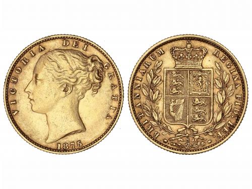 AUSTRALIA. Soberano. 1875-S. VICTORIA. SIDNEY. 7,94 grs. AU.