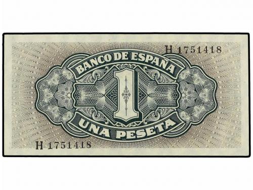 ESTADO ESPAÑOL. Lote 2 billetes 1 Peseta. 4 Septiembre 1940.