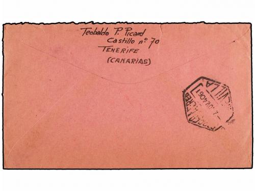 ¿ ESPAÑA. Ed. 889, 891, 892. 1940. TENERIFE a NEW YORK. Prec