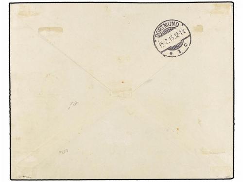 ¿ MARIANAS. Mi. 16/19. 1913. SAIPAN a ALEMANIA. 1 Mk., 2 Mk.