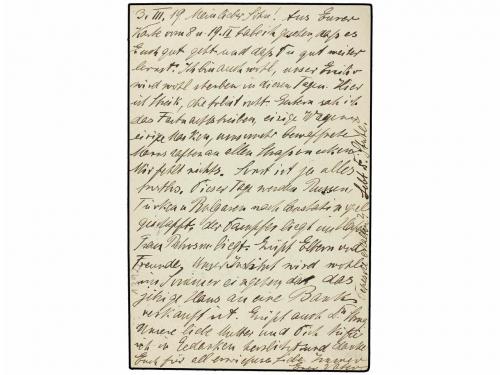 ✉ ESPAÑA ENTEROS POSTALES. Ed. 53. 1919. BARCELONA a SUIZA. 