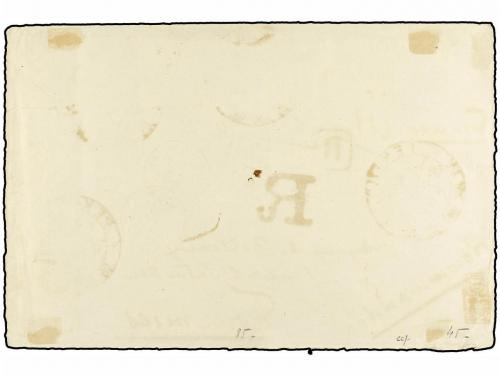 ✉ CHINA. 1897. FRONT ONLY. SHANGHAI to FRANCE. Registered co