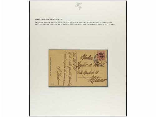 ✉ ITALIA. 1918 (Noviembre) a 1919 (Febrero). SERVICIO DE COR