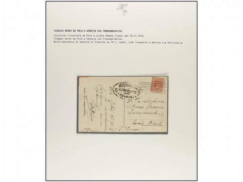 ✉ ITALIA. 1918 (Noviembre) a 1919 (Febrero). SERVICIO DE COR