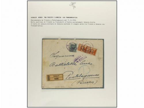 ✉ ITALIA. 1918 (Noviembre) a 1919 (Febrero). SERVICIO DE COR