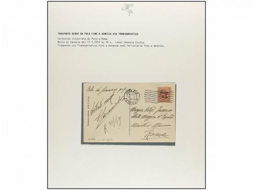 ✉ ITALIA. 1918 (Noviembre) a 1919 (Febrero). SERVICIO DE COR