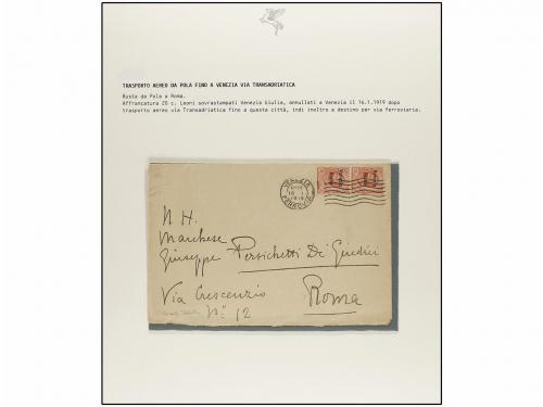 ✉ ITALIA. 1918 (Noviembre) a 1919 (Febrero). SERVICIO DE COR