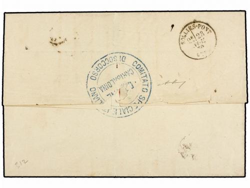 ✉ FRANCIA. 1870 (22 Noviembre). GUERRA CON ALEMANIA. MARSEIL