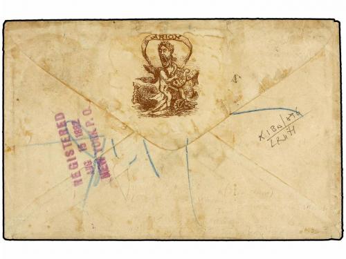 ✉ ESTADOS UNIDOS. Sc. 188, 206, 207 (3). 1882. NEW YORK to M
