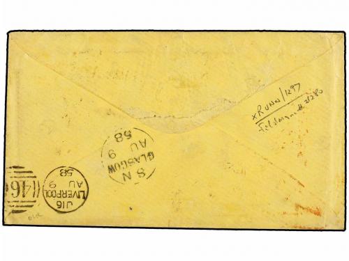 ¿ ESTADOS UNIDOS. Sc. 26 (8). 1858. LAWRENCEVILLE to LIVERPO