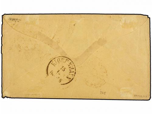 ✉ ANTILLAS DANESAS. 1869. ST. THOMAS to COPENHAGEN. Envelope