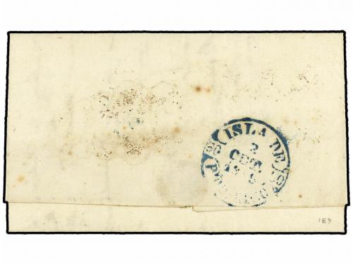 ✉ PUERTO RICO. 1849 (1 Octubre). CAGUAS a PATILLAS. Carta co