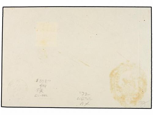 ✉ PUERTO RICO. Ant. 25. 1873. S. JUAN a CEIBA. Frente de car