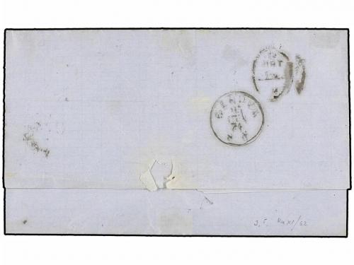 ✉ ARGENTINA. 1870 (17-2). BUENOS AIRES a GÉNOVA. Carta circu