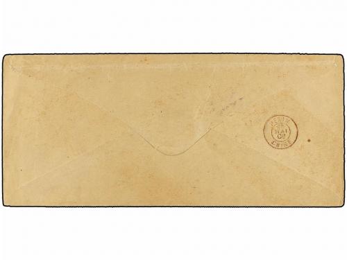 ✉ INDOCHINA FRANCESA. 1908. TCH'ONG to PEKING. 10 cts. orang