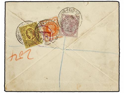 ¿ AFRICA DEL SUR: INGLESA. 1900. ORANGE to LONDON. Registere