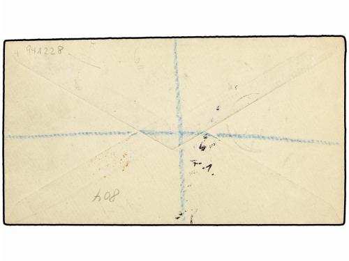 ✉ TURKS Y CAICOS. 1900. TURKS to GERMANY. Envelope franked w