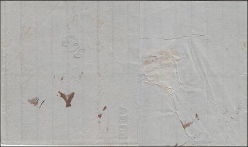 ¿ FRANCIA. Yv. 60. 1874 (6 Marzo). SAN JEAN DE LUZ a LEIZA (