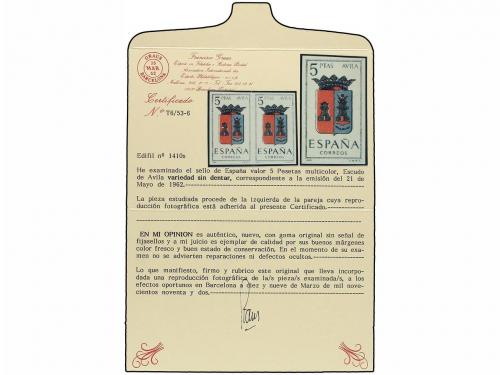 ** ESPAÑA. Ed. 1410s. ESCUDO DE ÁVILA. 5 pts. multicolor SIN