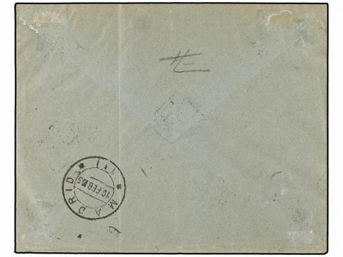 ✉ MARRUECOS. Ed. 30/42. 1915. MOGADOR a MADRID. Serie comple