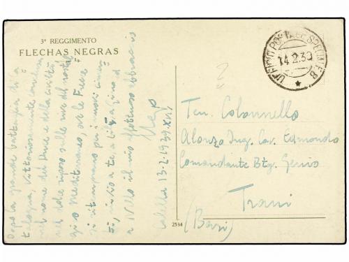 ✉ ESPAÑA GUERRA CIVIL. 1939. Tarjeta Postal ilustrada 3er. R