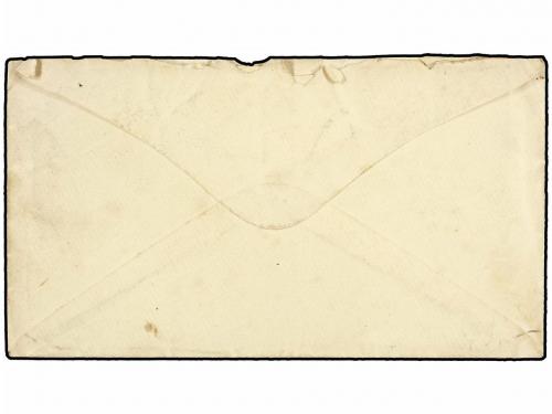 ✉ ESTADOS UNIDOS. (1850 CA.). Envelope without contens, endo