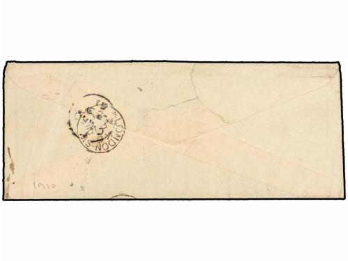 ¿ EGIPTO. 1861. CAIRO to LONDON. Small envelope with crowned