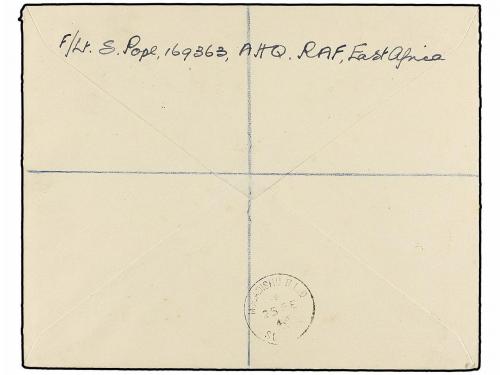 ✉ SOMALIA. Sa. 1/9. 1946 (25-II). MOGADICCIO a INGLATERRA. S