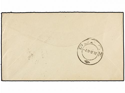 ✉ ITALIA: EGEO (Colonia italiana). Sa. 10. 1947 (27-III). CA