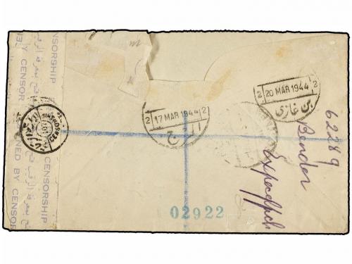 ✉ CIRENAICA. Sa. 10 (2). 1944 (3-III). EL MARJ a EL CAIRO. 5