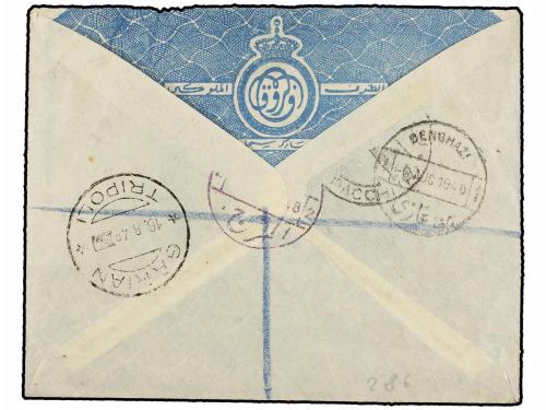 ✉ CIRENAICA. Sa. 7 (2), 9. 1948 (5-IX). EL MARJ a GARIAN. 2 