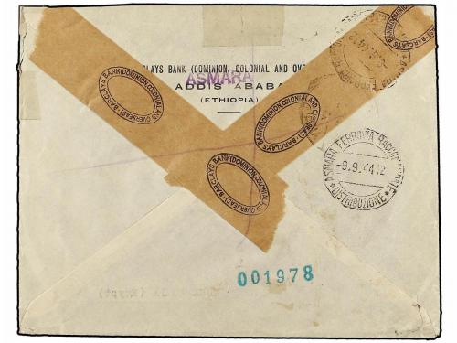 ✉ ERITREA. Sa. 6 (3), 8 (5), 13 (3). 1944 (8-IX). ASMARA a E