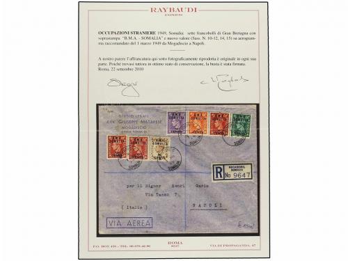 ✉ SOMALIA. Sa. 10, 11 (3), 12, 14, 15. 1949 (1-III). MOGADIC