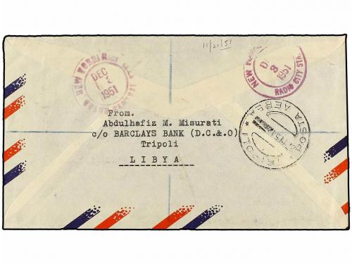 ¿ TRIPOLITANIA. Sa. 23 (2) y 28. 1951 (27-XI). TRIPOLI a NEW