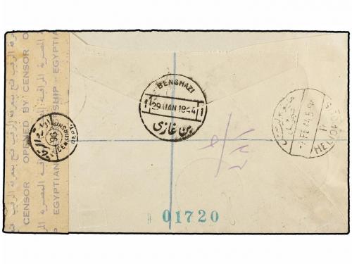 ✉ CIRENAICA. Sa. 7 (2), 10 (2), 11. 1944 (31-I). TOCRA a EL 