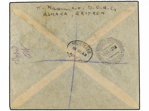 ¿ ERITREA. Sa. 1I, 4 (4). 1942 (12-11). ASMARA a AIFA (Pales
