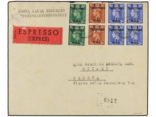 ✉ TRIPOLITANIA. Sa. 14 (2), 16 (2), 18 (4). 1950 (V). TRIPOL