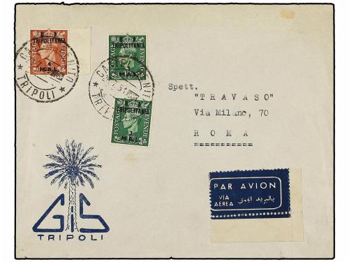 ✉ TRIPOLITANIA. Sa. 29 (2), 30. 1951 (26-VII). CASTEL BENITO