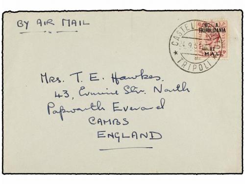 ✉ TRIPOLITANIA. Sa. 21. 1951 (24-IX). CASTEL BENITO a INGLAT