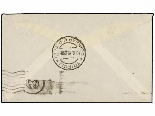 ✉ TRIPOLITANIA. Sa. 8 (2). 1945 (8-VIII). ZAVIA a EGIPTO. 2 