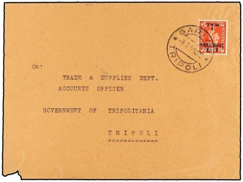 ✉ TRIPOLITANIA. Sa. 31. 1951 (9-VII). GARIAN a TRIPOLI. 5 ma