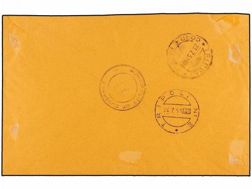 ✉ TRIPOLITANIA. Sa. 15, 16. 1951 (22 VII). KUSSABAT a TRIPOL