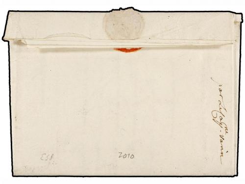 ✉ MARTINICA. 1748 (16th August). MARTINICA to FRANCE. Entire