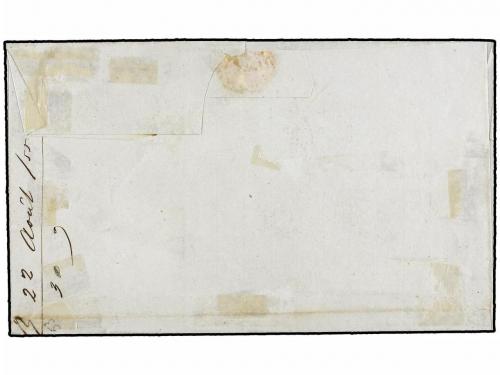 ¿ CHILE. Sc. 7c (2). 1855. COPIAPO a VALPARAISO. 5 ctvos. ca