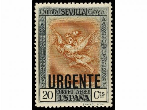 ** ESPAÑA. Ed. 499/516, 517/30. SERIES de correo y aérea. LU