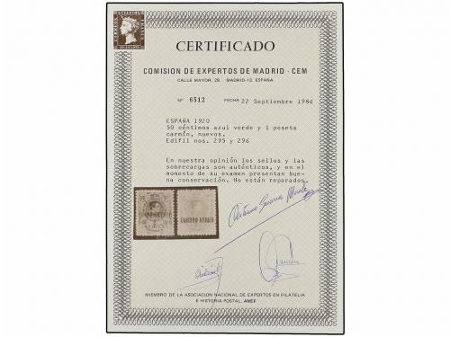 ** ESPAÑA. Ed. 292/96. SERIE COMPLETA, centrajes excelentes.